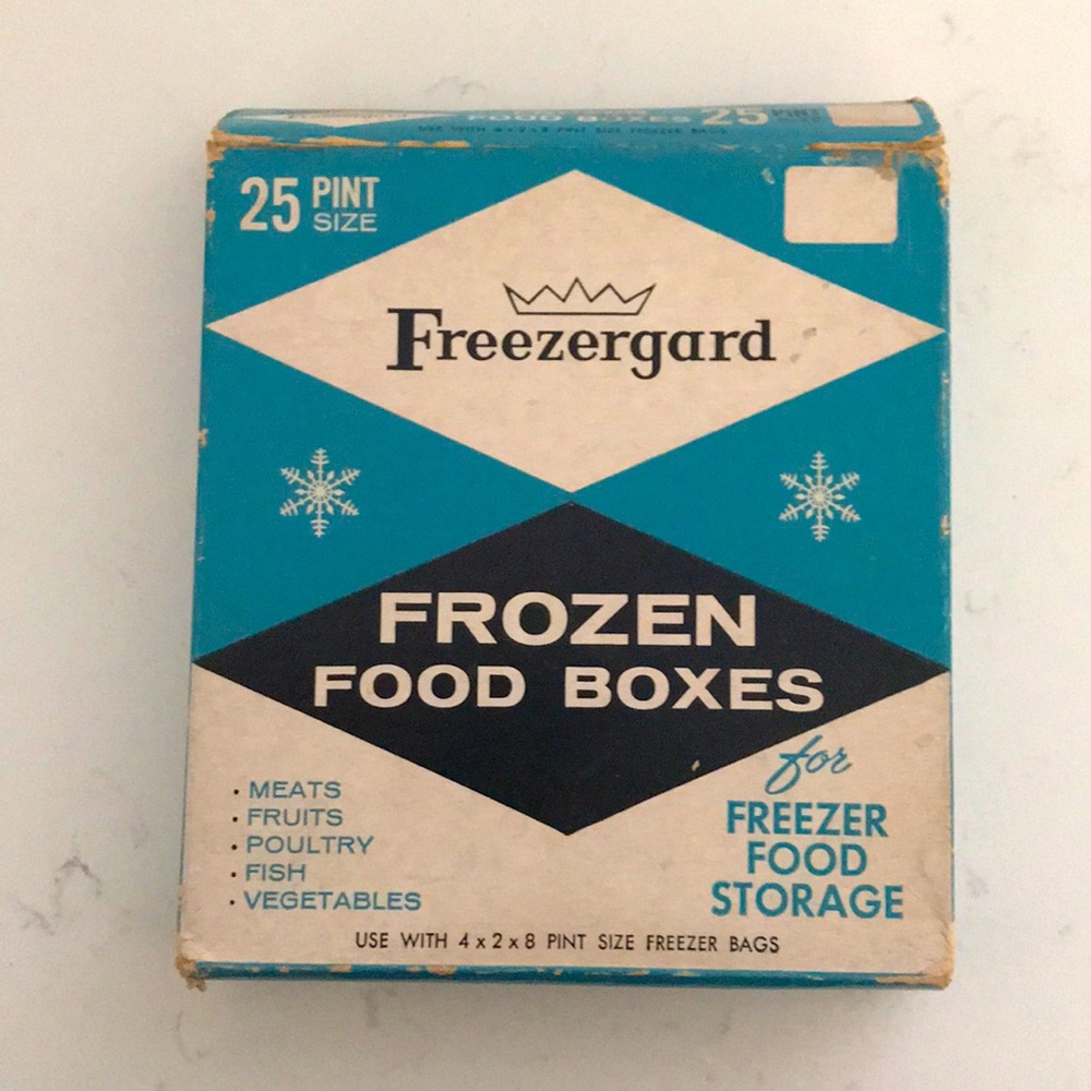 Vintage kitchen freezer storage